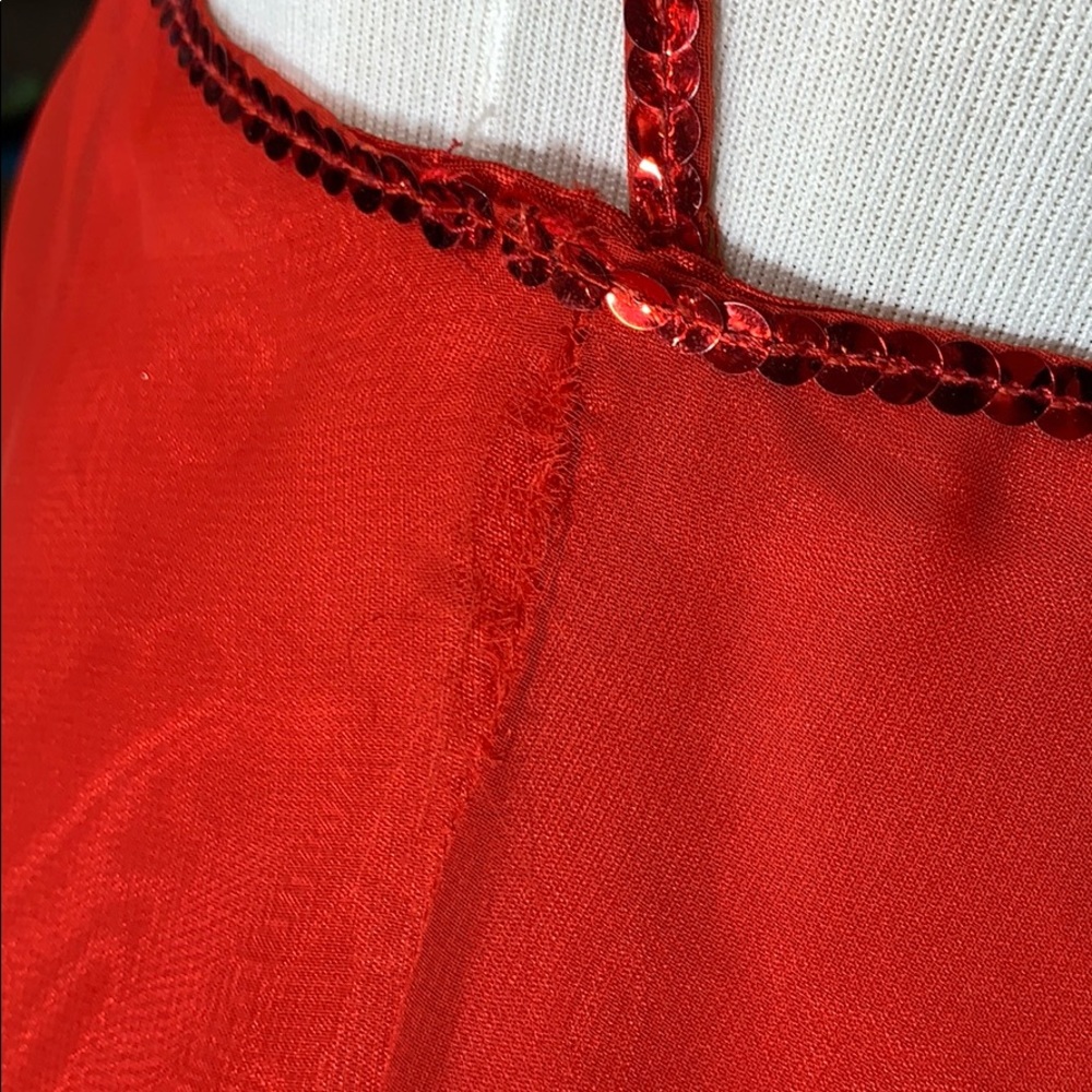 ✓ DV Designs formal long gown festival size 8 red - Picture 8 of 13